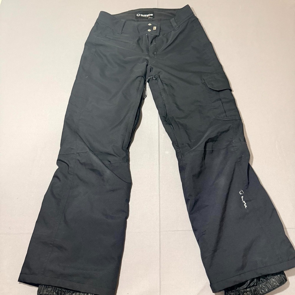Sunice Snowboard Pants Womens 2 Black Insulated Waterproof Snow Stopper Hiking